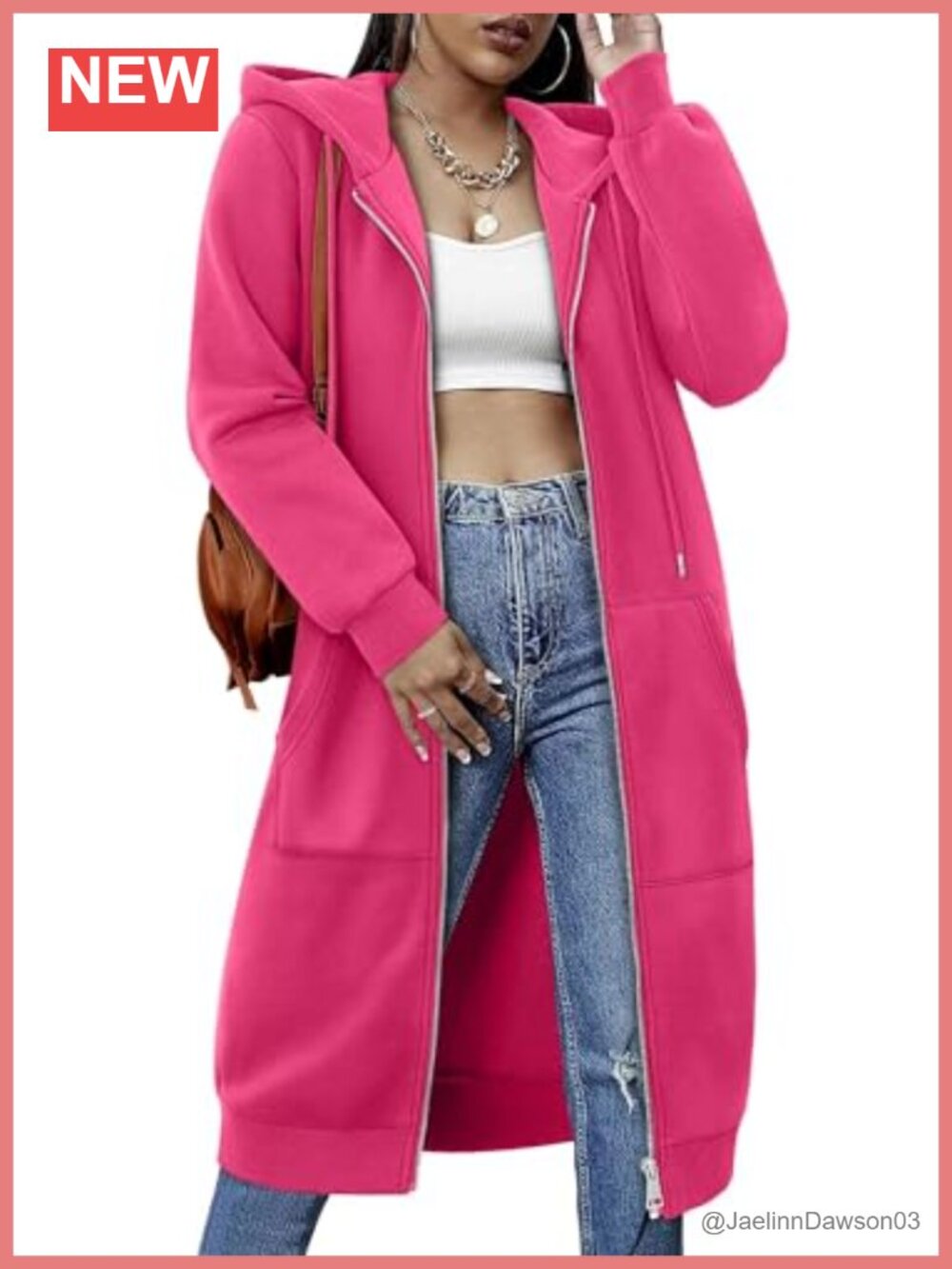 Womens Oversized Fleece Zip Up Hoodie Sweatshirt Jacket Casual Fall Coat